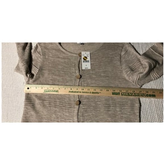 C&K Designs Tan Cardigan Sweater womens size small Lightweight NWT - Picture 7 of 11